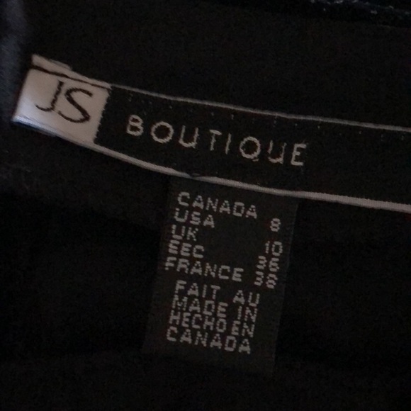 Black Velvet Satin Wide Split Leg Pants - Picture 8 of 8